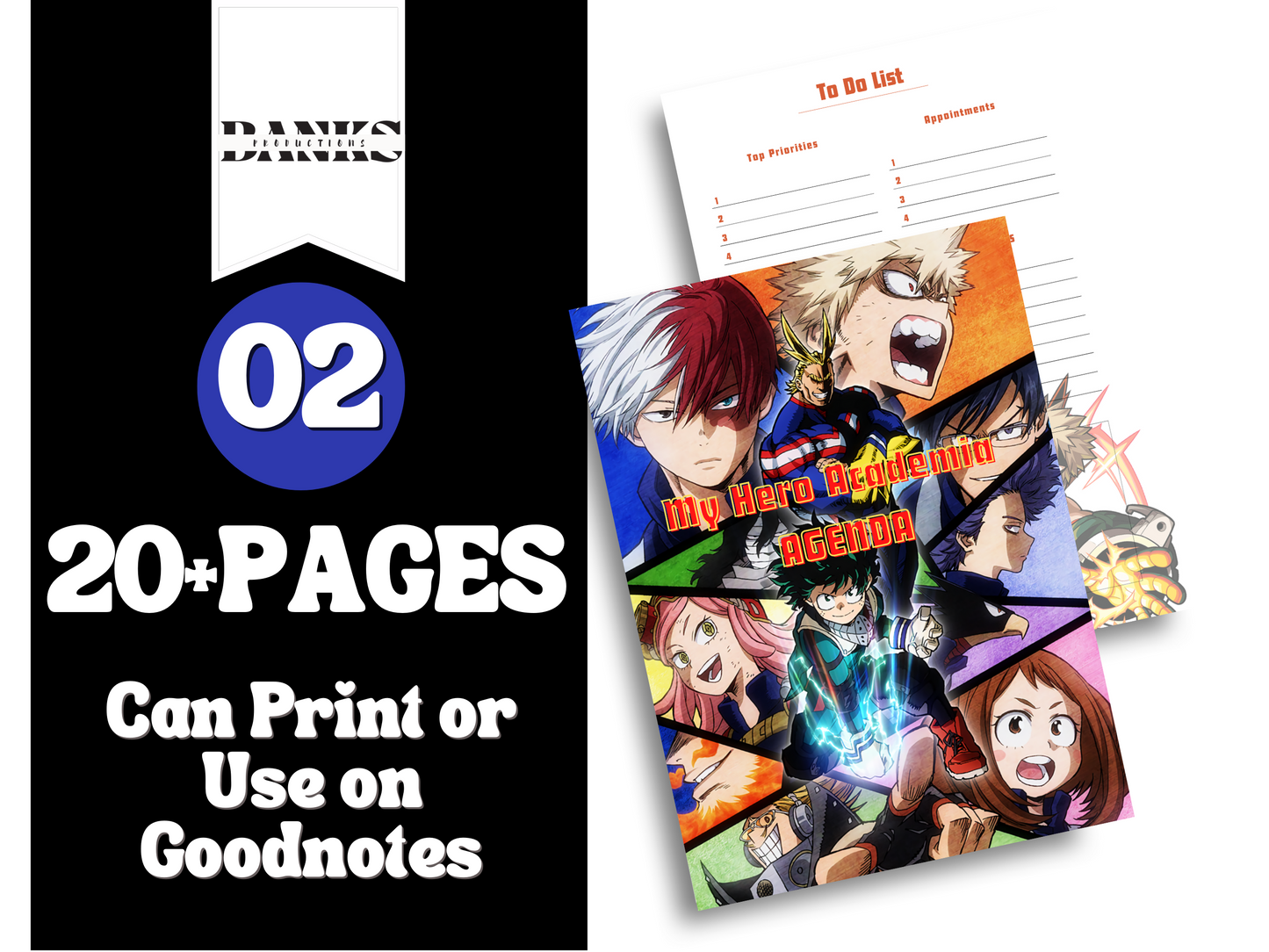 My Hero Academia Planner