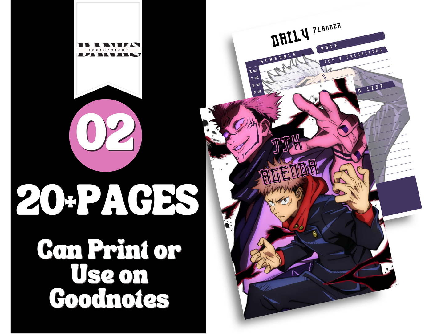 Jujustu Kaisen Planner