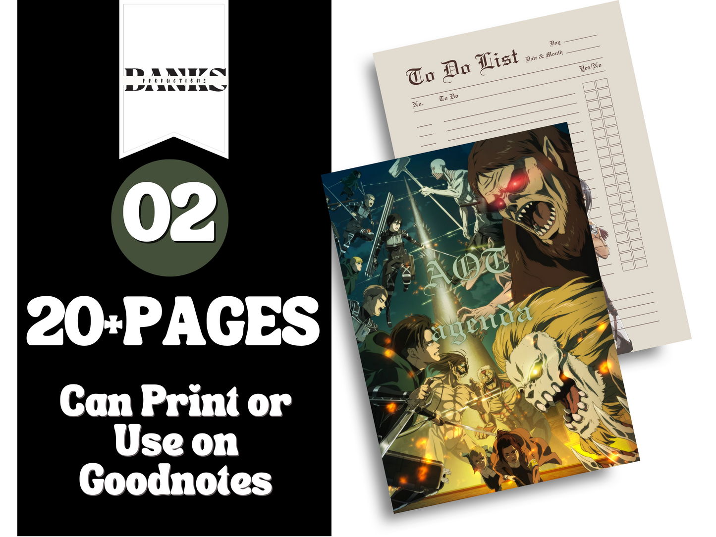 Attack on Titan Planner