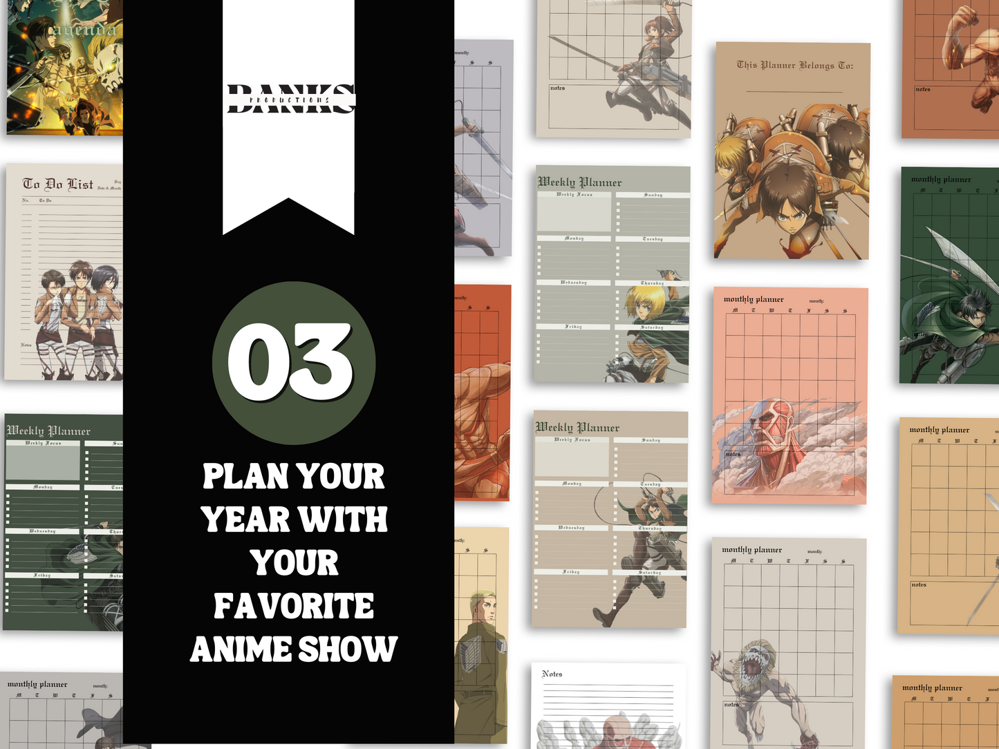 Attack on Titan Planner