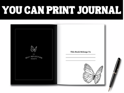 100 Self Reflection Prompts Planner