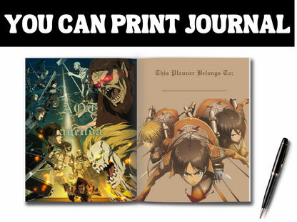 Attack on Titan Planner