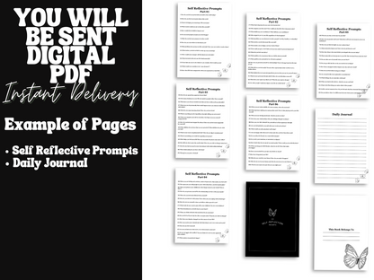 100 Self Reflection Prompts Planner
