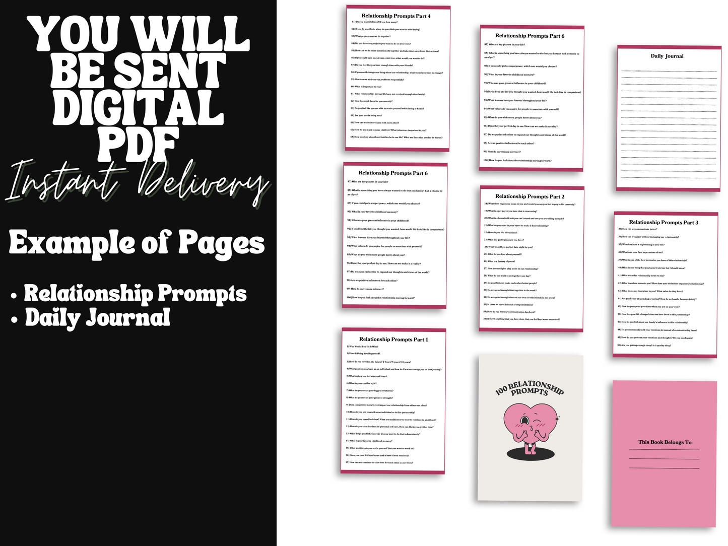 100 Relationship Prompts