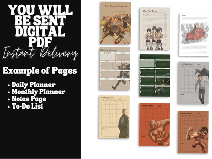 Attack on Titan Planner