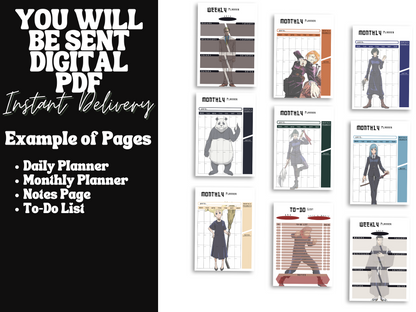 Jujustu Kaisen Planner