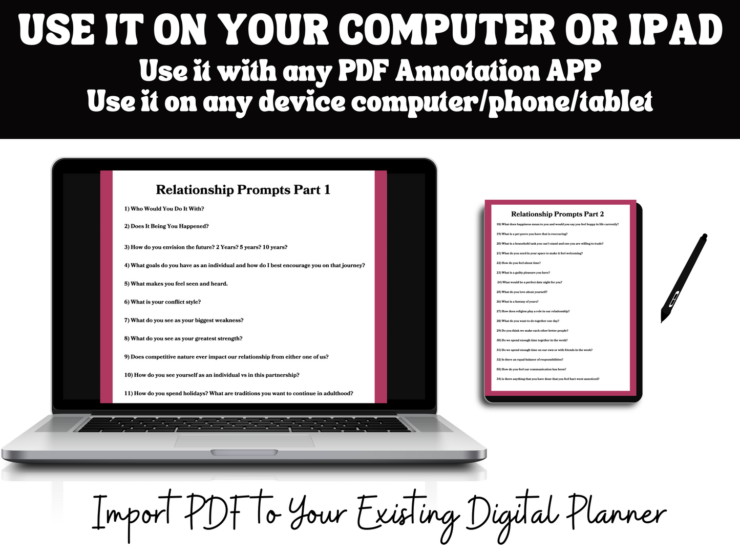 100 Relationship Prompts