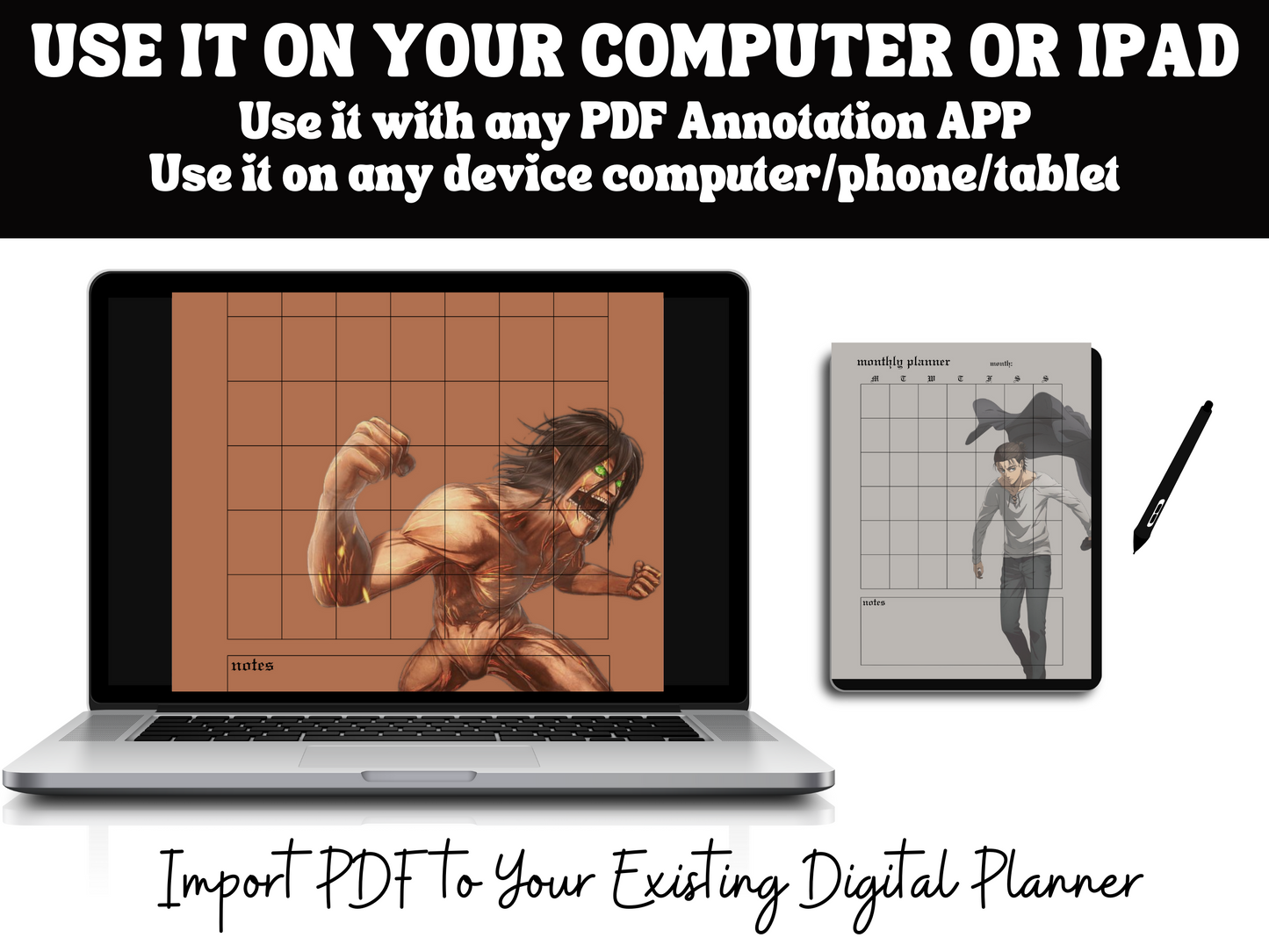 Attack on Titan Planner