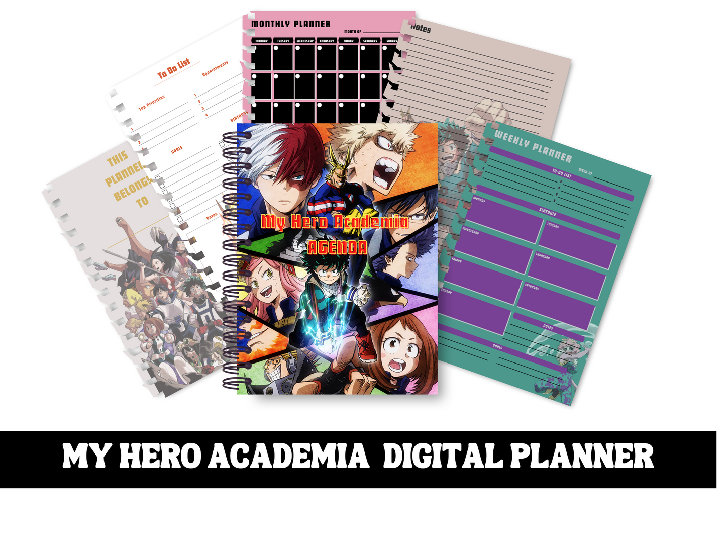 My Hero Academia Planner