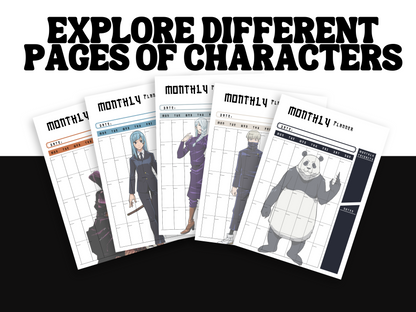 Jujustu Kaisen Planner