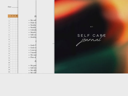 Self Care Planner